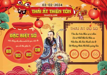 Thái Ất Thiên Tôn 03/02/2024