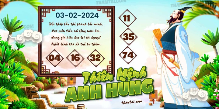 THIÊN MỆNH ANH HÙNG 19/01/2024