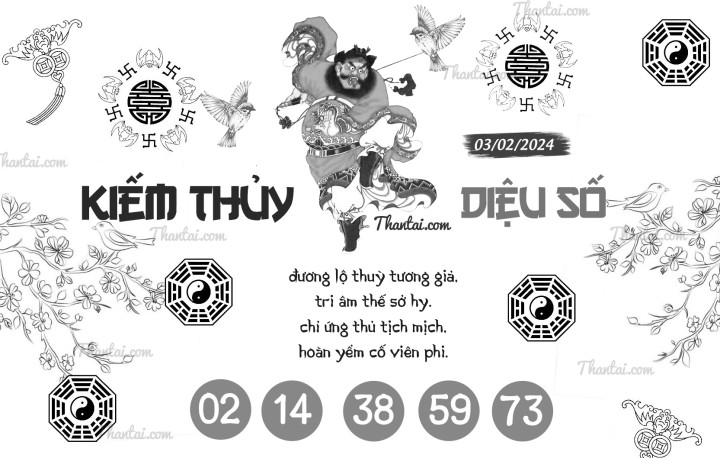 KIẾM THỦY DIỆU SỐ 19/01/2024