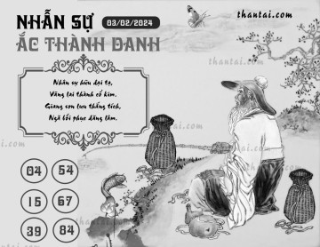 NHẪN SỰ ẮC THÀNH DANH 03/02/2024