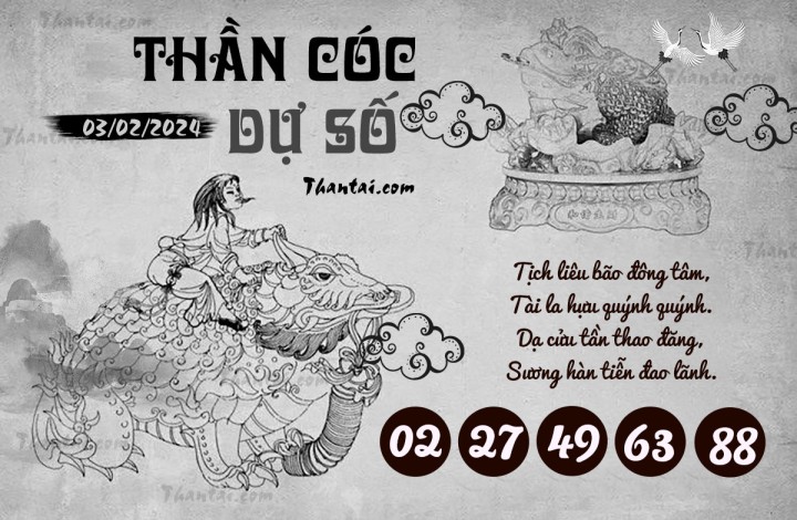 THẦN CÓC DỰ SỐ 19/01/2024