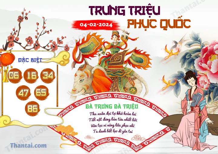 Trưng Triệu Phục Quốc 20/01/2024