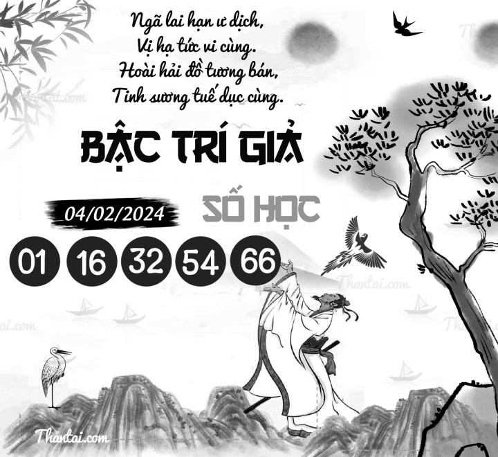BẬC TRÍ GIẢ SỐ HỌC 20/01/2024