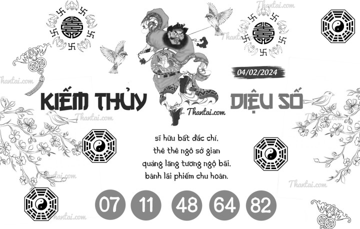 KIẾM THỦY DIỆU SỐ 20/01/2024