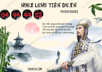 Ngọa Long Tiên Đoán 11/01/2023