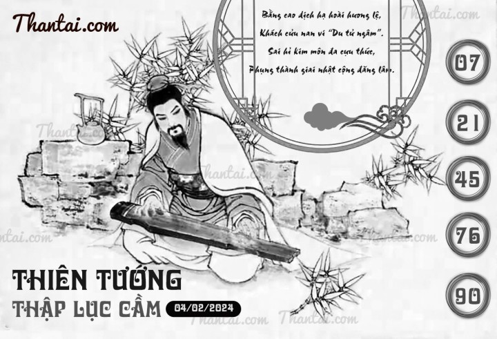 THIÊN TƯỚNG THẬP LỤC CẦU 20/01/2024