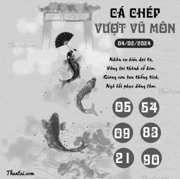 CÁ CHÉP VƯỢT VŨ MÔN 04/02/2024