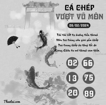 CÁ CHÉP VƯỢT VŨ MÔN 05/02/2024