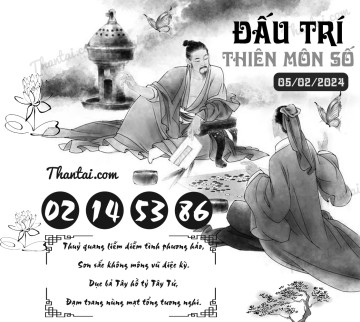 ĐẤU TRÍ THIÊN MÔN SỐ 05/02/2024