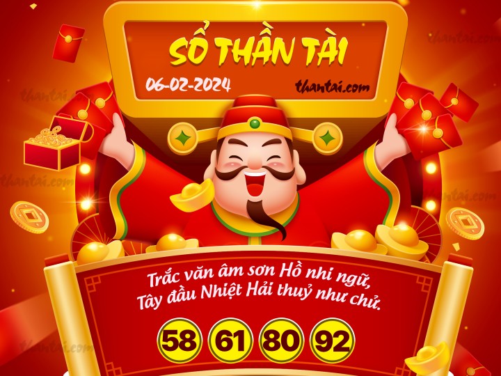 SỔ THẦN TÀI 22/01/2024