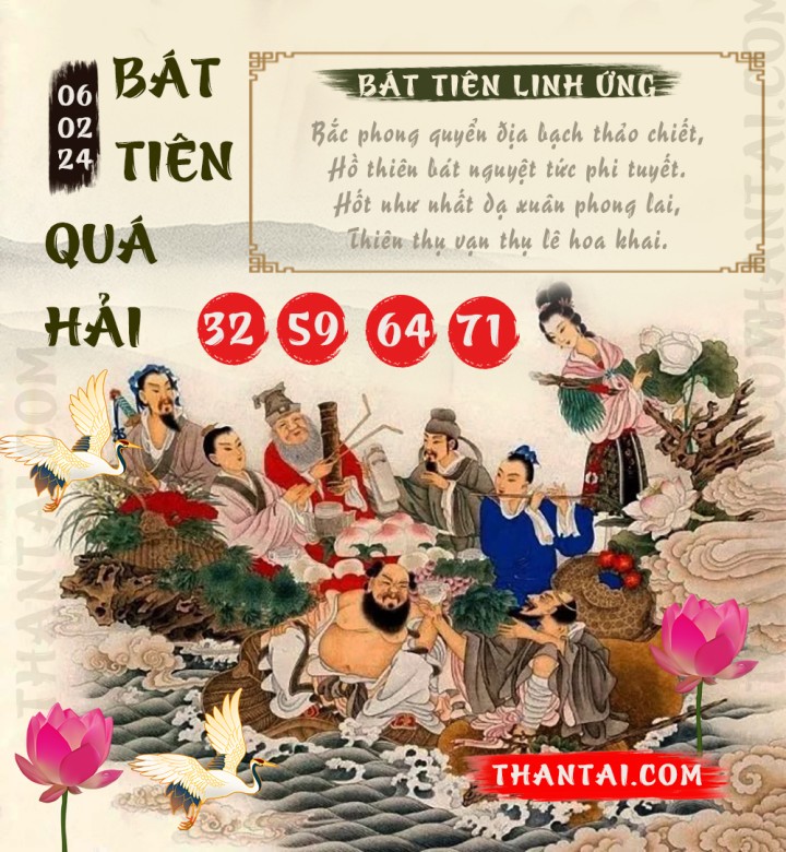 BÁT TIÊN QUÁ HẢI 22/01/2024