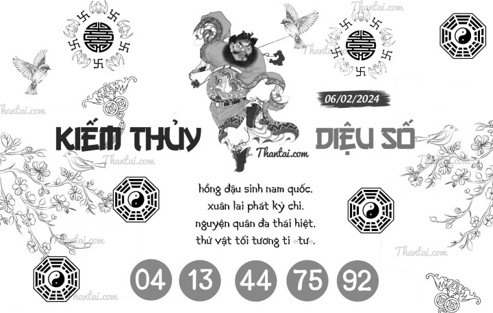 KIẾM THỦY DIỆU SỐ 22/01/2024