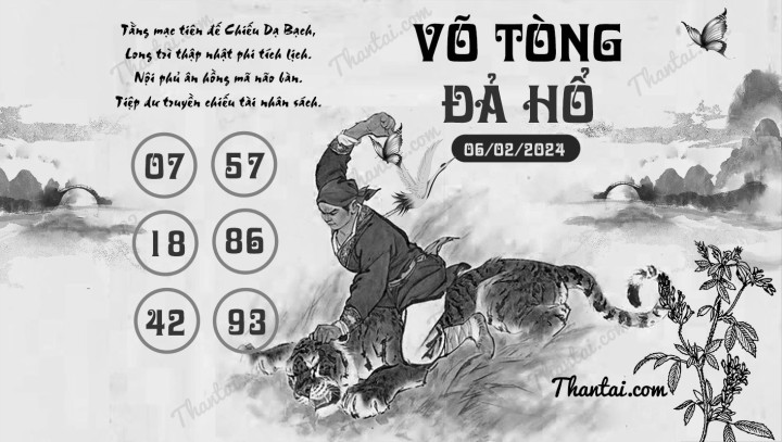 VÕ TÒNG ĐẢ HỔ 22/01/2024