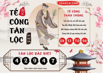 Tế Công Tán Lộc 07/02/2024