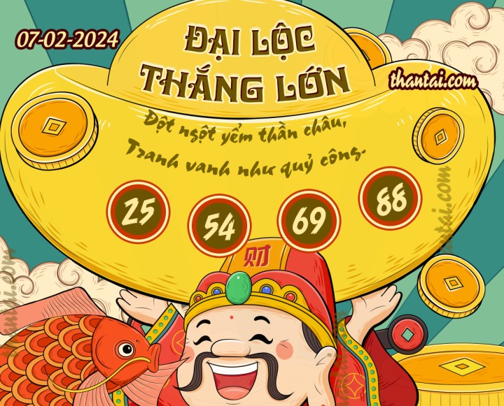 ĐẠI LỘC THẮNG LỚN 23/01/2024