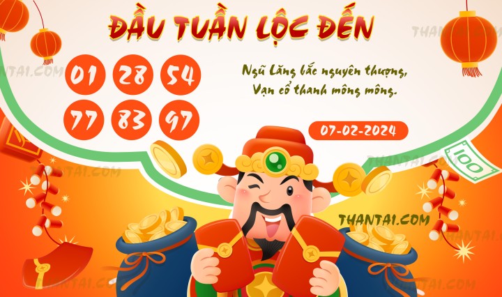ĐẦU TUẦN LỘC ĐẾN 23/01/2024