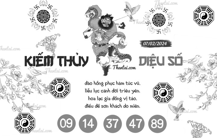 KIẾM THỦY DIỆU SỐ 23/01/2024
