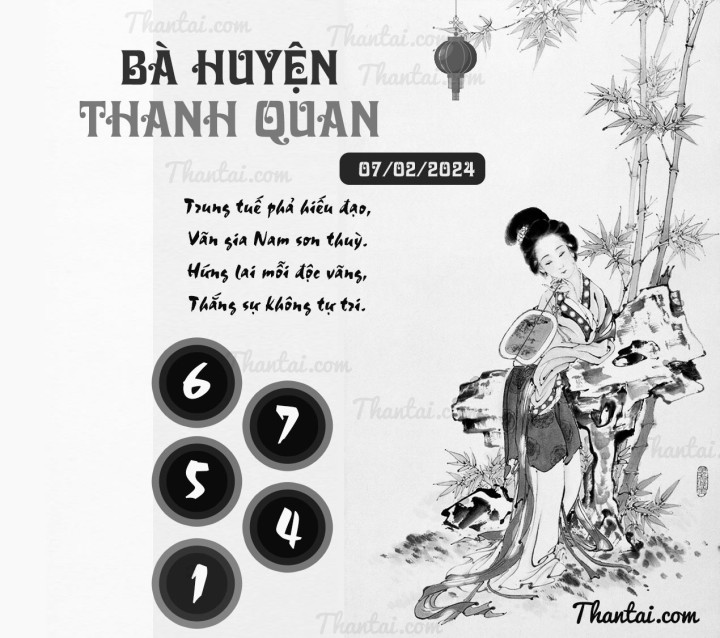 BÀ HUYỆN THANH QUAN 23/01/2024