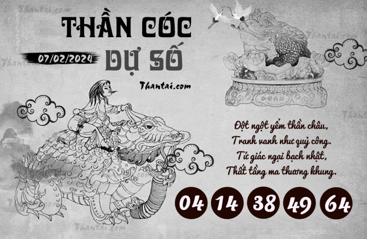 THẦN CÓC DỰ SỐ 23/01/2024
