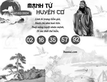 MẠNH TỬ HUYỀN CƠ 07/02/2024