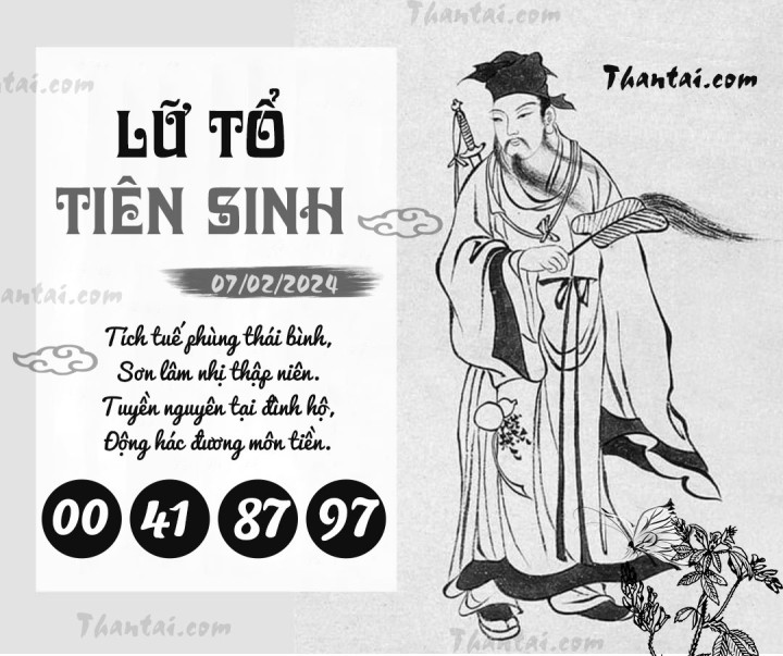 LỮ TỔ TIÊN SINH 23/01/2024
