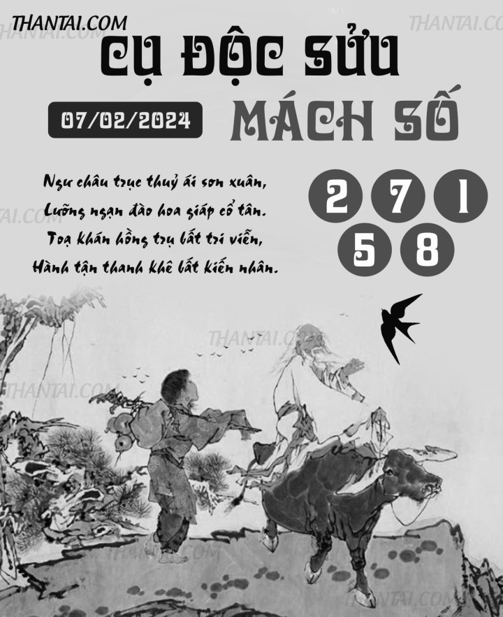 CỤ ĐỘC SỬU MÁCH SỐ 23/01/2024