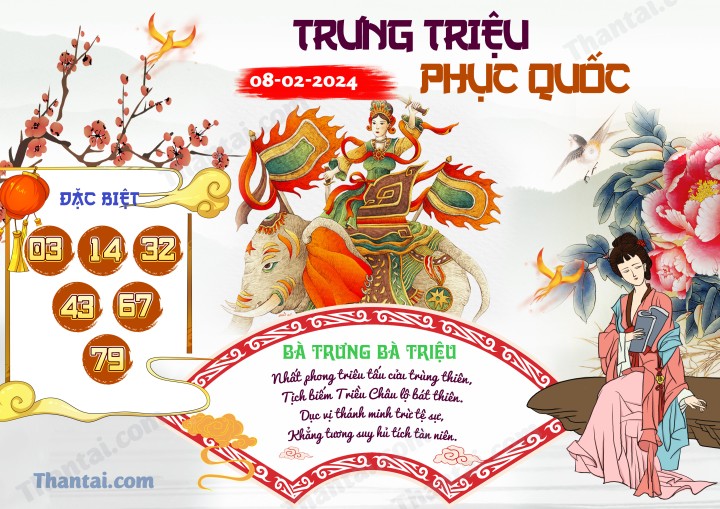 Trưng Triệu Phục Quốc 24/01/2024