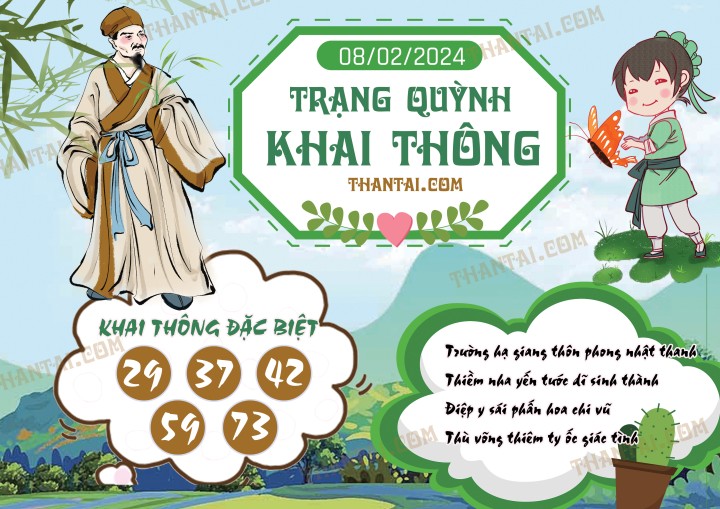Trạng Quỳnh Khai Thông 24/01/2024