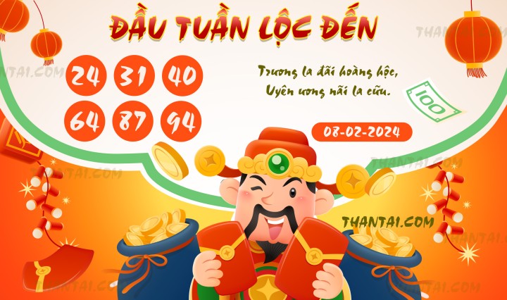 ĐẦU TUẦN LỘC ĐẾN 24/01/2024