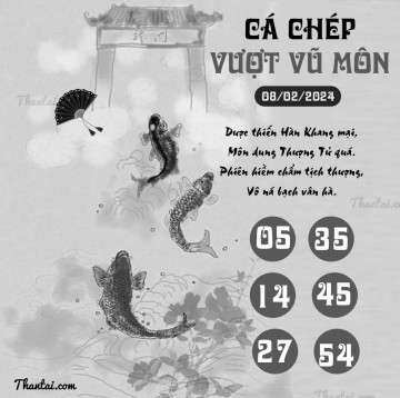 CÁ CHÉP VƯỢT VŨ MÔN 08/02/2024