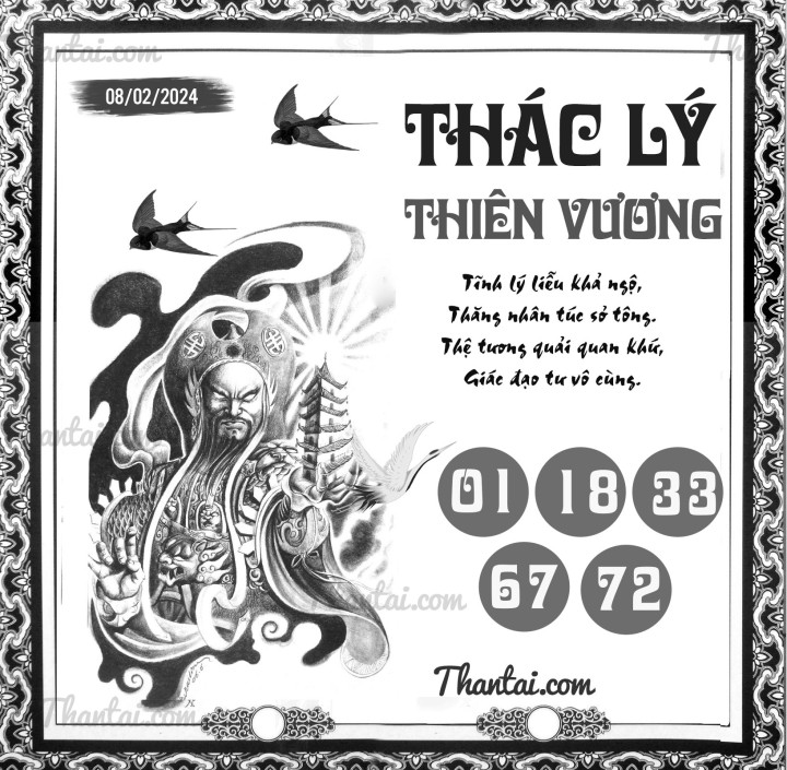 THÁC LÝ THIÊN VƯƠNG 24/01/2024