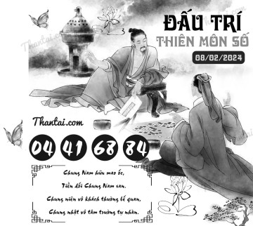 ĐẤU TRÍ THIÊN MÔN SỐ 08/02/2024