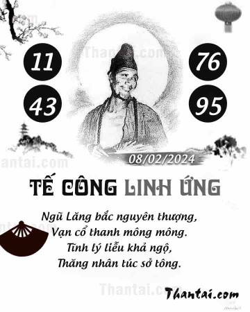 TẾ CÔNG LINH ỨNG 08/02/2024