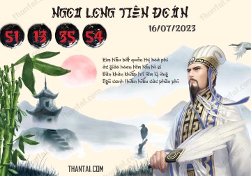 Ngọa Long Tiên Đoán 16/07/2023