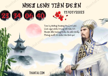 Ngọa Long Tiên Đoán 17/07/2023