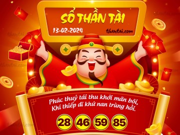 SỔ THẦN TÀI 13/02/2024