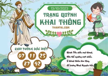 Trạng Quỳnh Khai Thông 13/02/2024