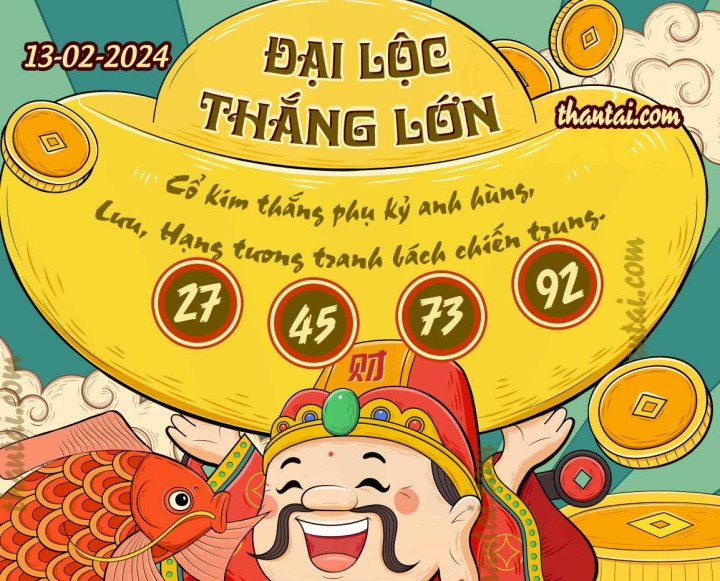 ĐẠI LỘC THẮNG LỚN 29/01/2024