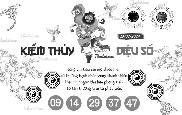 KIẾM THỦY DIỆU SỐ 29/01/2024
