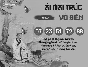 ÁI MAI TRÚC VÔ BIÊN 13/02/2024