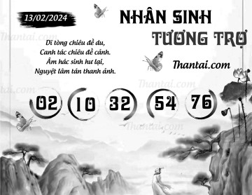 NHÂN SINH TƯƠNG TRỢ 13/02/2024