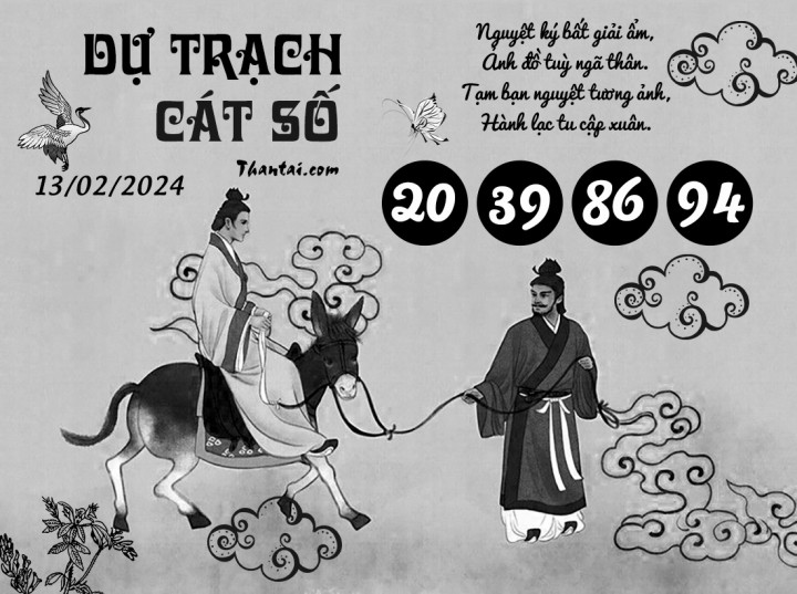 DỰ TRẠCH CÁT SỐ 29/01/2024