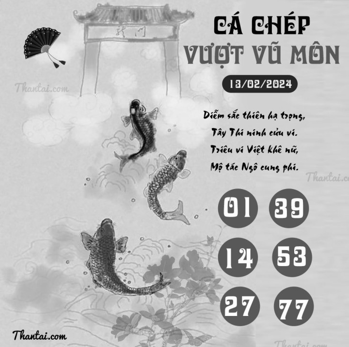 CÁ CHÉP VƯỢT VŨ MÔN 29/01/2024