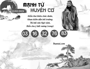 MẠNH TỬ HUYỀN CƠ 13/02/2024