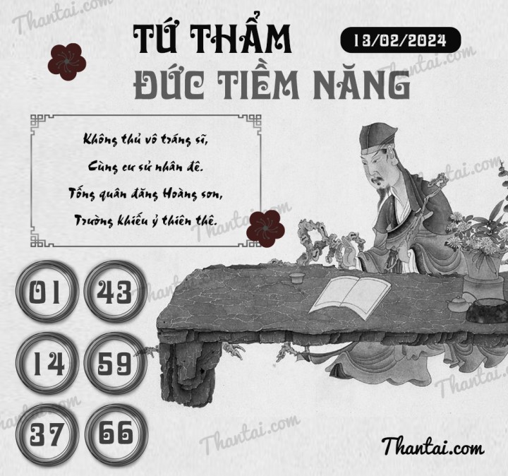 TỨ THẨM ĐỨC TIỀM NĂNG 29/01/2024