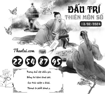 ĐẤU TRÍ THIÊN MÔN SỐ 13/02/2024
