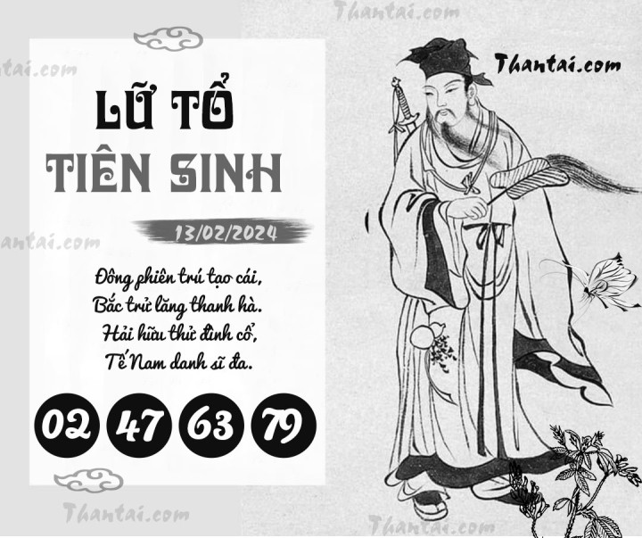LỮ TỔ TIÊN SINH 29/01/2024
