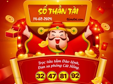 SỔ THẦN TÀI 14/02/2024