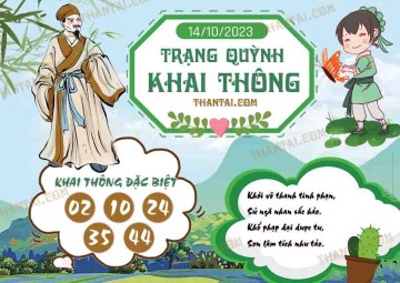 Trạng Quỳnh Khai Thông 14/02/2024