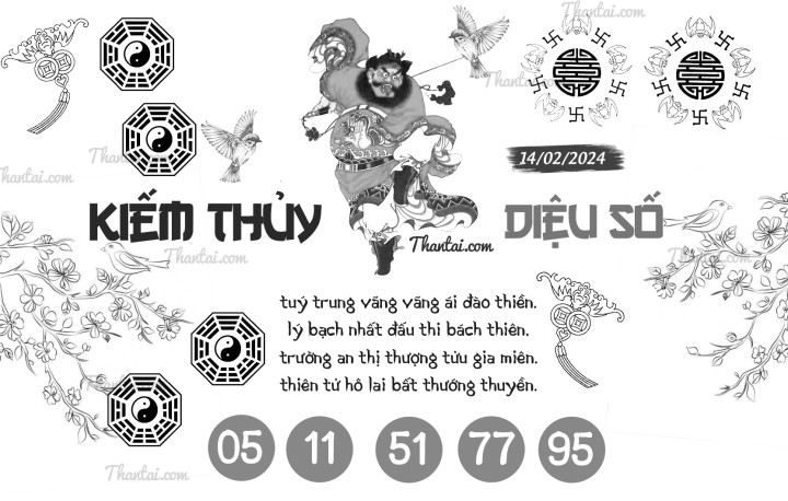 KIẾM THỦY DIỆU SỐ 30/01/2024